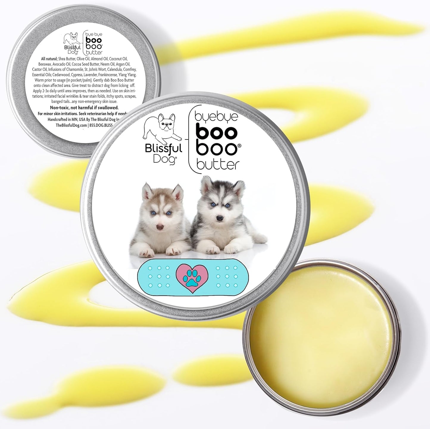 The Blissful Dog 2 oz TIN Husky Booboo Butter