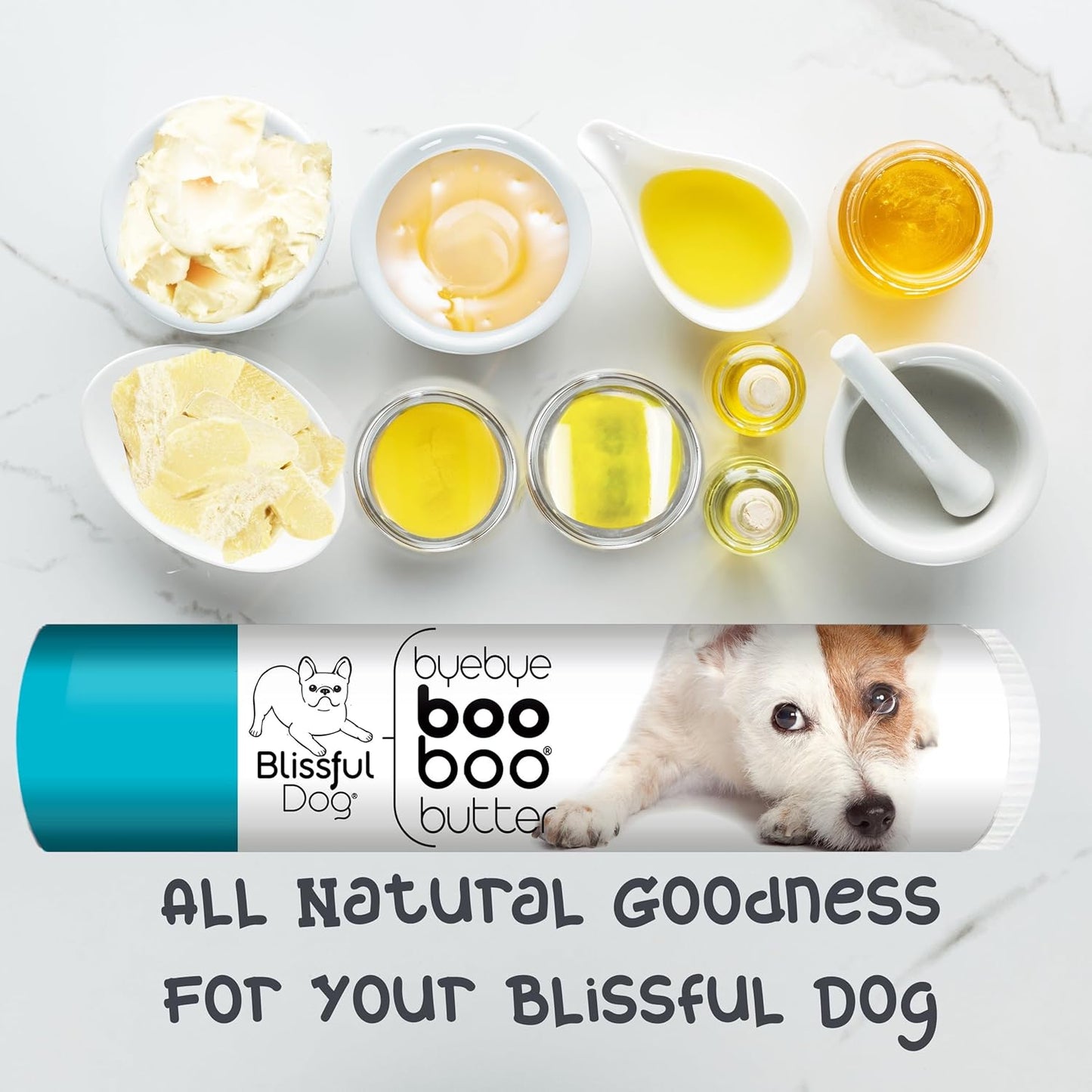 The Blissful Dog .15 oz Tube Jack Russell Terrier Booboo Butter