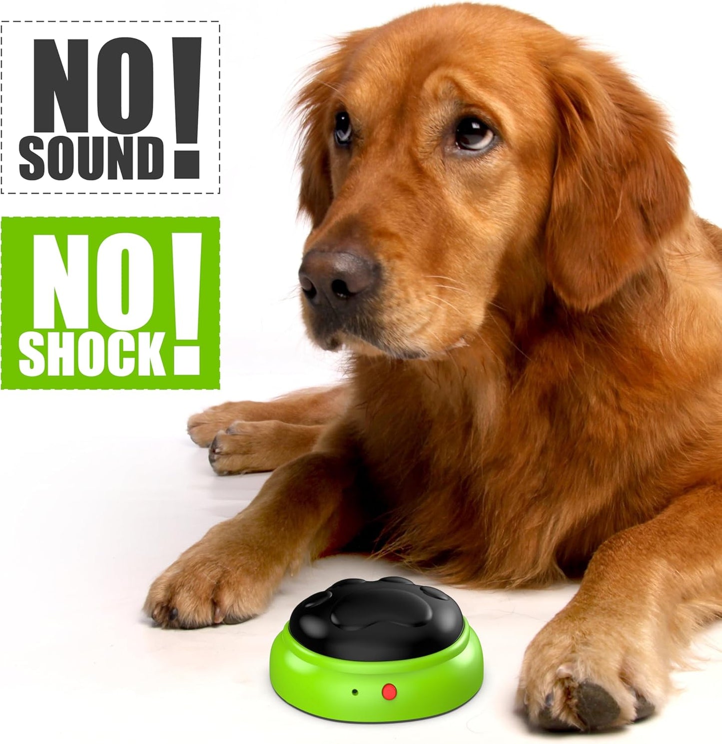 Dog Puzzle Feeder Toy, Automatic Dogs Treat Dispenser,Interactive IQ Training, Dog Slow Feeder,Remote Button Treat Dispenser,All Breeds,Large Capacity with Light (Green)
