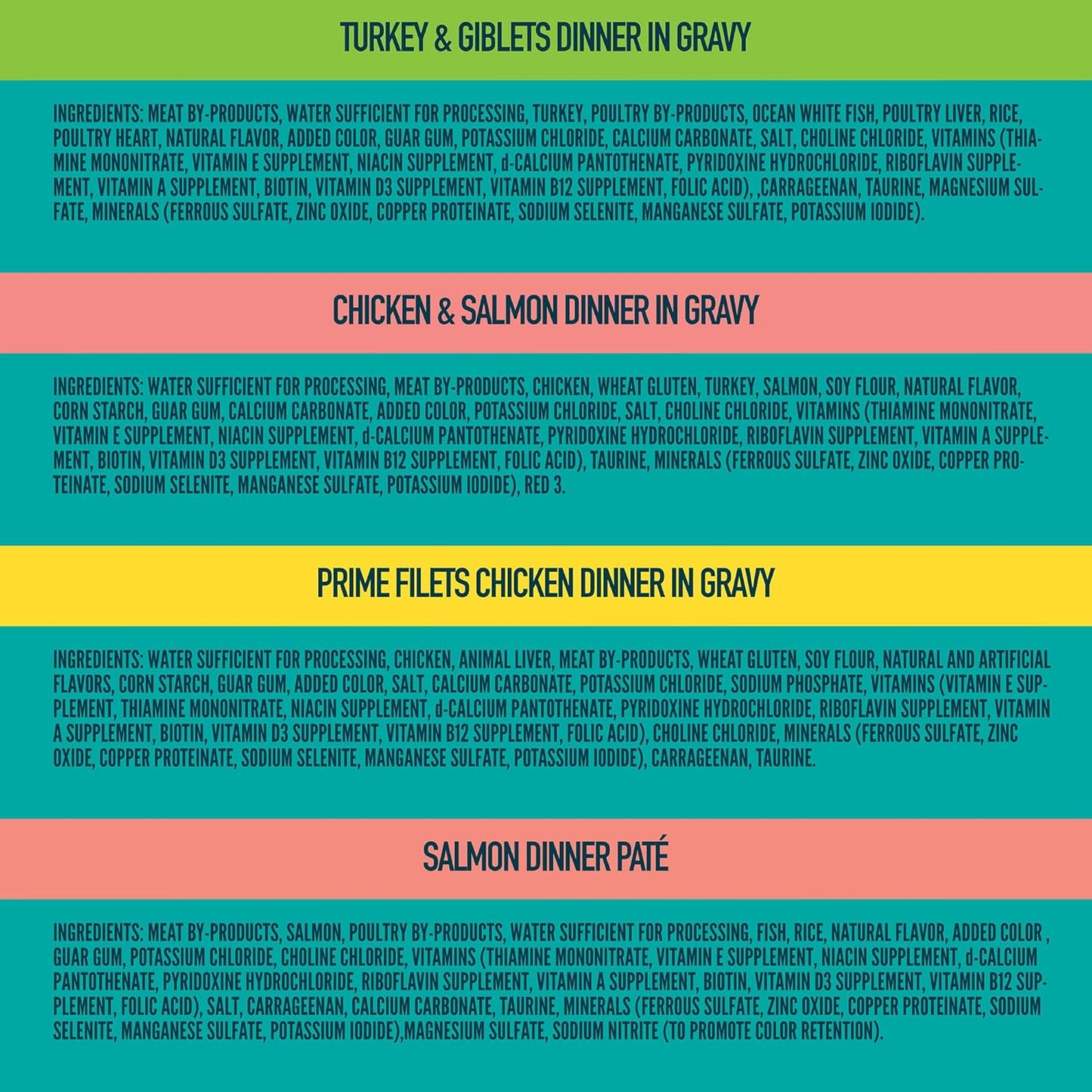 A Strong Heart Canned Wet Cat Food, Dinner Variety Pack - 5.5 oz Cans (Pack of 32), Made in The USA with Real Chicken, Turkey & Salmon