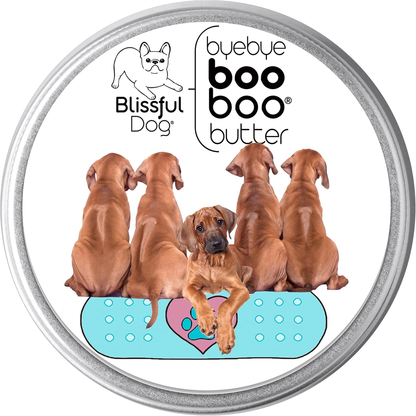 The Blissful Dog 2 oz TIN Rhodesian Ridgeback Booboo Butter
