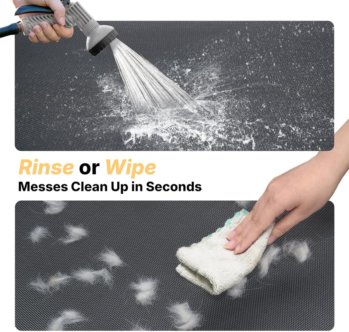 Veehoo Cooling Elevated Dog Bed, Portable Raised Pet Cot with Washable & Breathable Mesh, No-Slip Feet Durable Dog Cots Bed for Indoor & Outdoor Use, Large, CWC1803-L