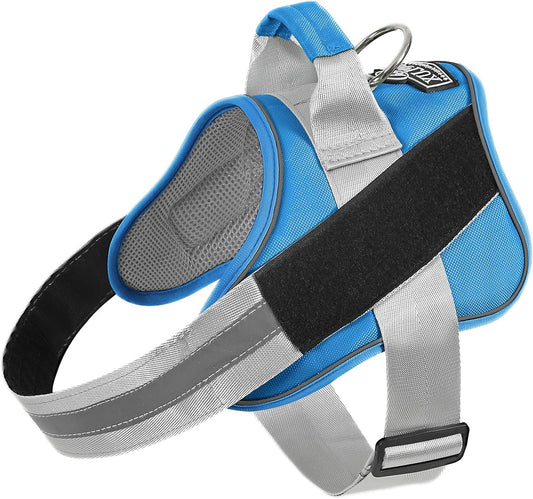 Bolux Dog Harness, No-Pull Reflective Dog Vest, Breathable Adjustable Pet Harness with Handle for Outdoor Walking - No More Pulling, Tugging or Choking