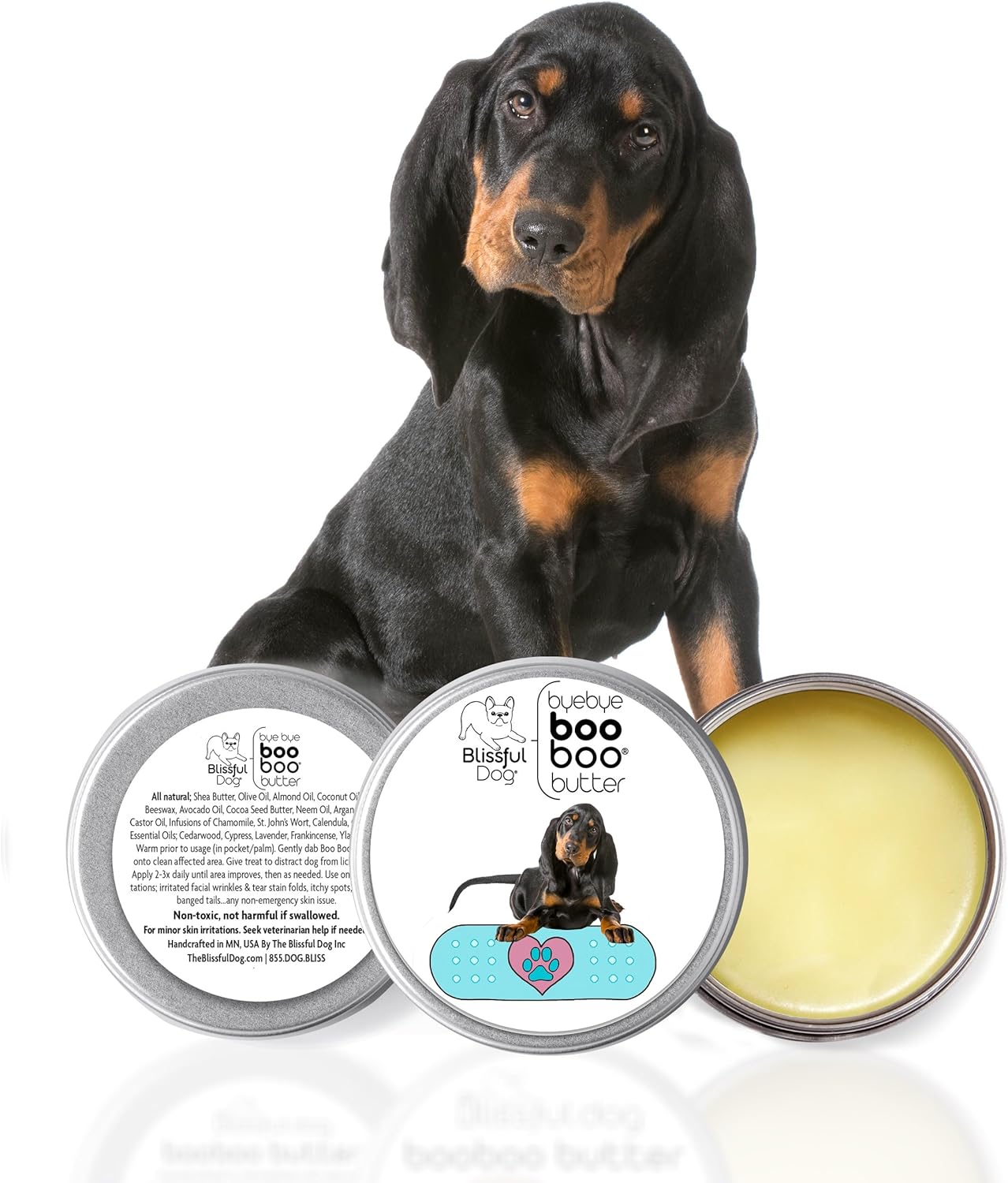 The Blissful Dog Coonhound Boo Boo Butter, 1-Ounce