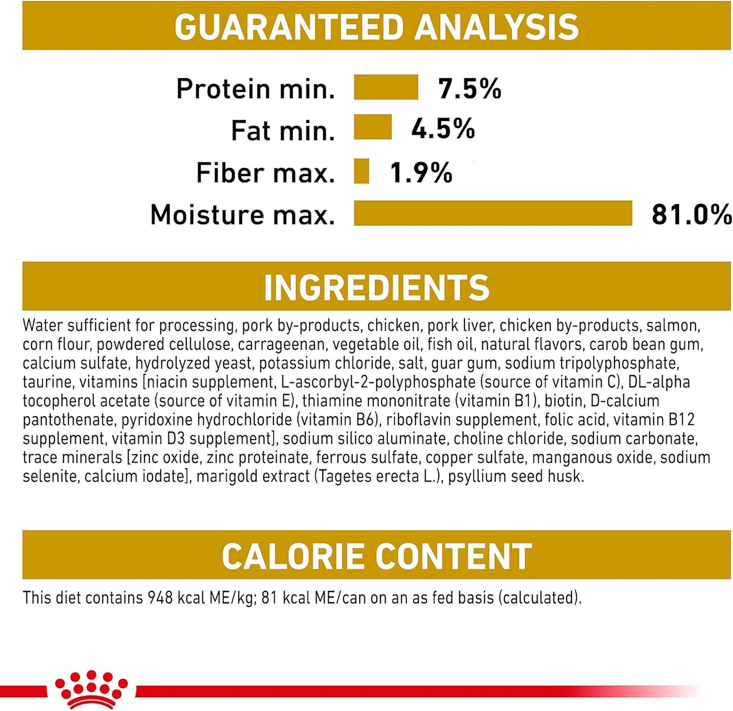 Royal Canin® Feline Breed Nutrition™ Persian Adult Loaf in Sauce Canned Cat Food, 3 oz, 24-Pack