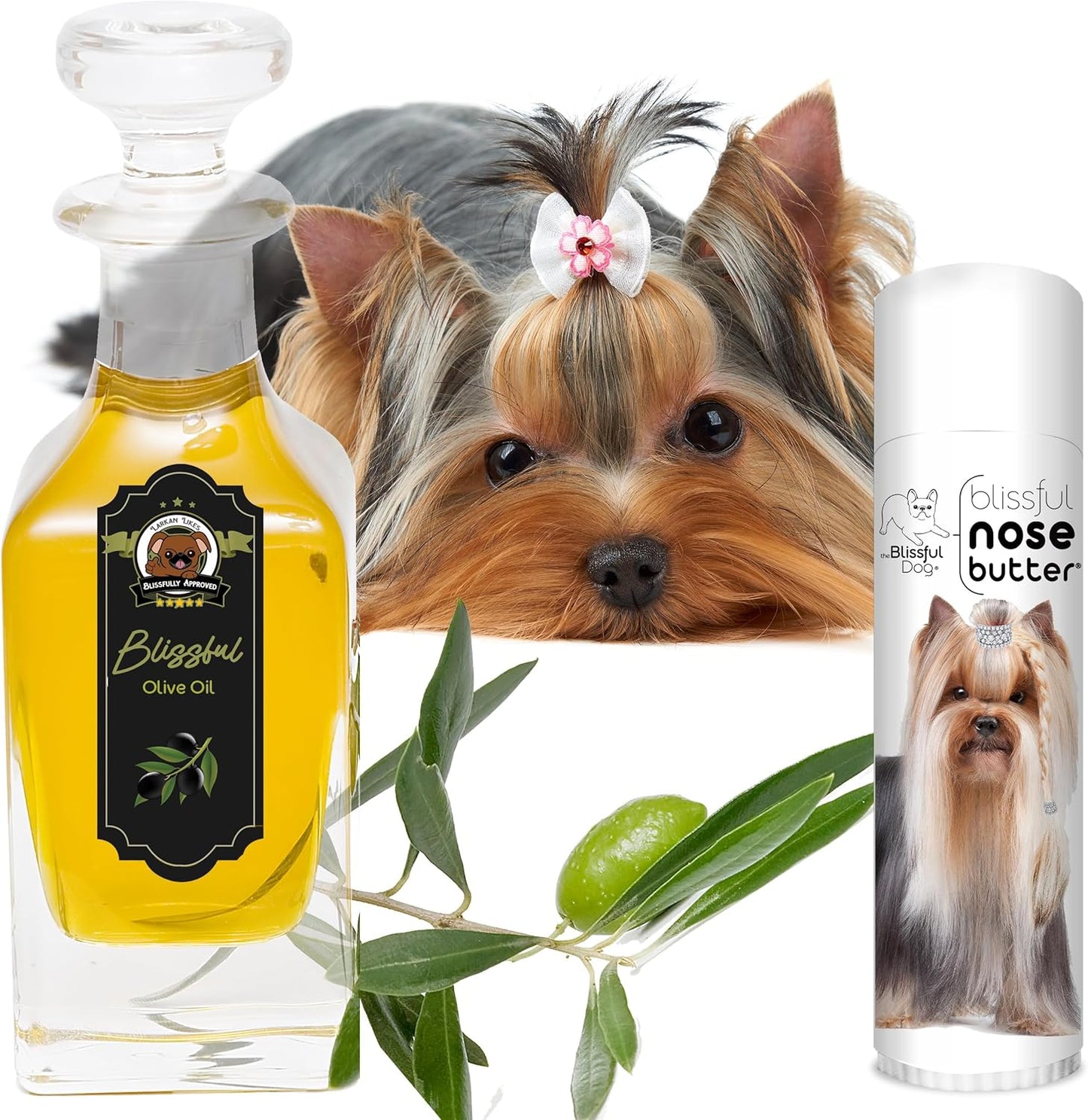 The Blissful Dog Yorkshire Terrier Unscented Nose Butter - Dog Nose Butter, 0.50 Ounce