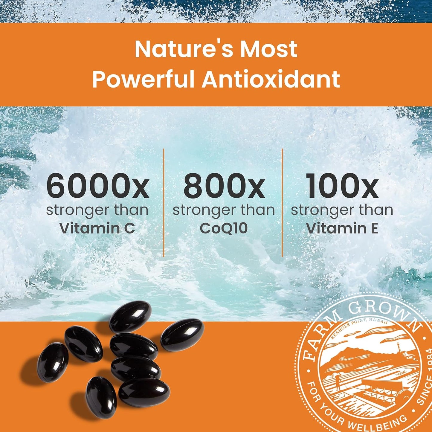 Nutrex Hawaii BioAstin Hawaiian Astaxanthin - 4mg, 270 Softgels - Farm-Direct Premium Antioxidant Supplement to Support Eye, Skin, Joint & Immune System Health -Non-GMO & Gluten-Free