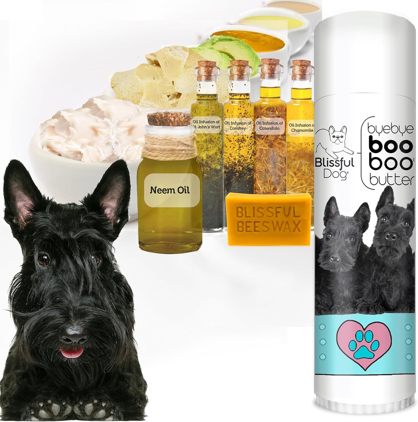 The Blissful Dog Scottish Terrier Boo Boo Butter, 0.50 Ounce