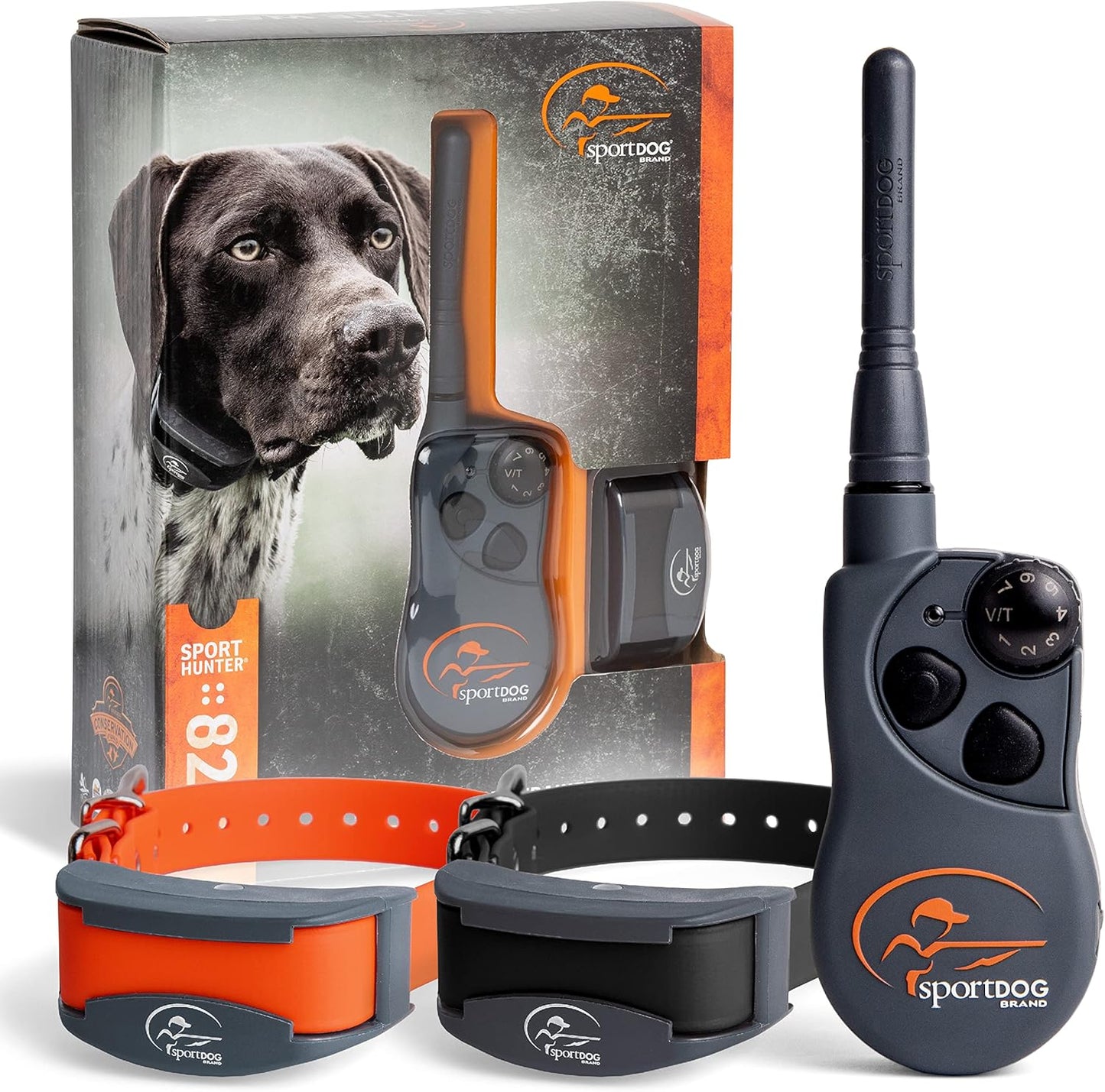 SportDOG Brand SportHunter 825X Remote Trainer - Static Collar - 1/2 Mile Range - Rechargeable Dog Training Collar with Static, Vibrate, and Tone - SD-825X