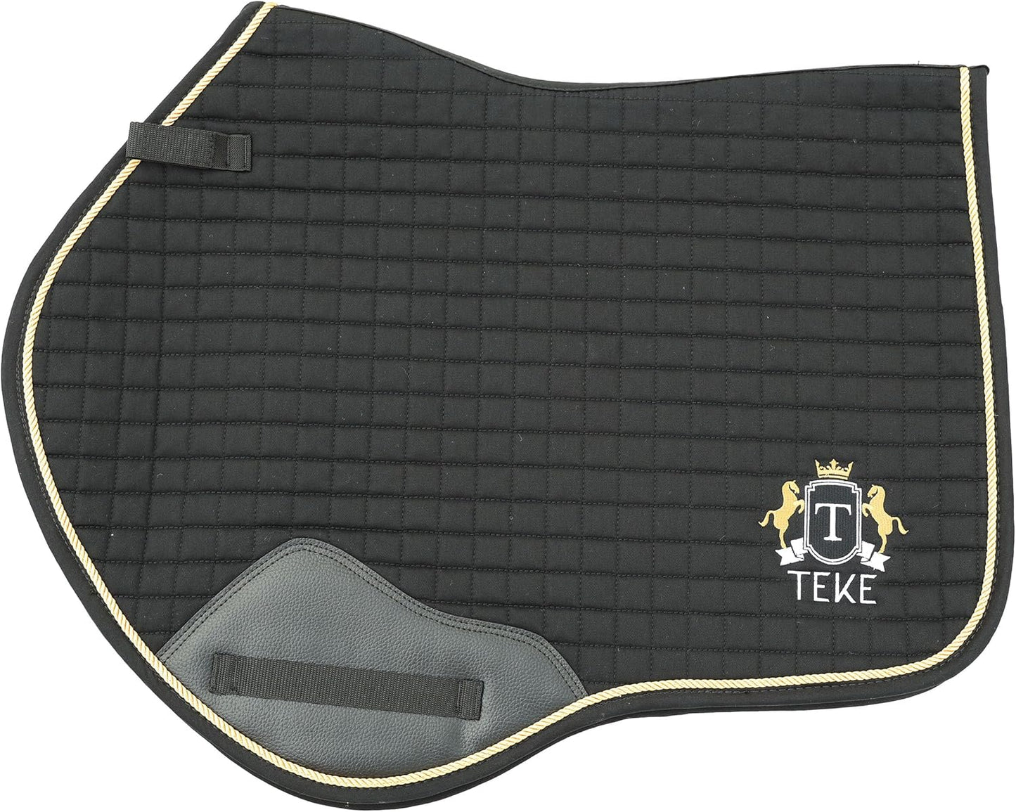 T TEKE Close Contact Saddle Pads,100% Cotton English Saddle Pads for Horses with Moisture-Wicking and Breathable Lining